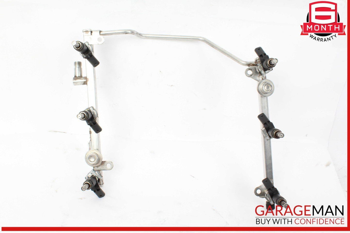 05-12 Mercedes W164 ML350 E350 SLK300 Fuel Injector Rail w/ Fuel Injectors OEM