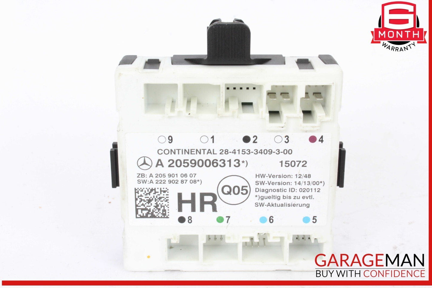 15-18 Mercedes W205 C300 Rear Right Passenger Side Door Control Module Unit OEM