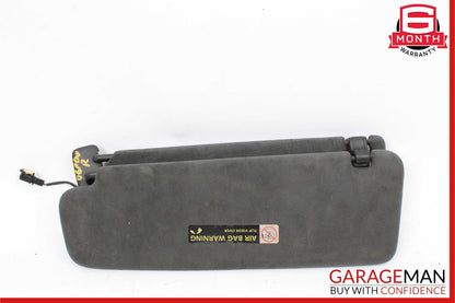 03-10 Porsche Cayenne Turbo Front Right Side Sunvisor Sun Visor Shade Black OEM