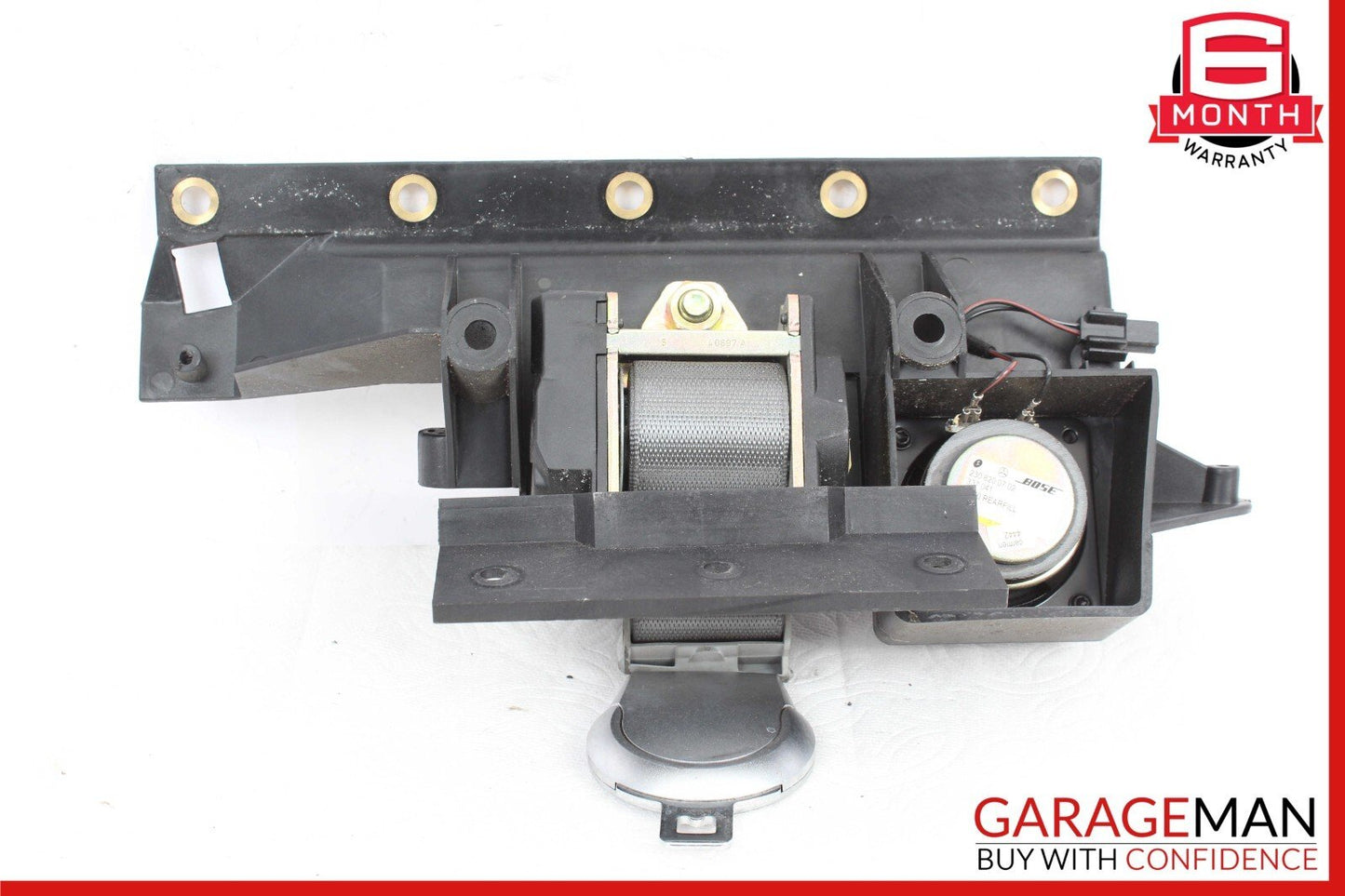 03-08 Mercedes R230 SL500 SL550 Rear Right Seatbelt Luggage Retractor Assy Gray
