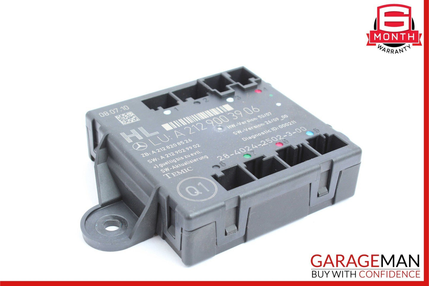 08-18 Mercedes E350 C250 C300 CLS550 Rear Left Side Door Control Module Unit