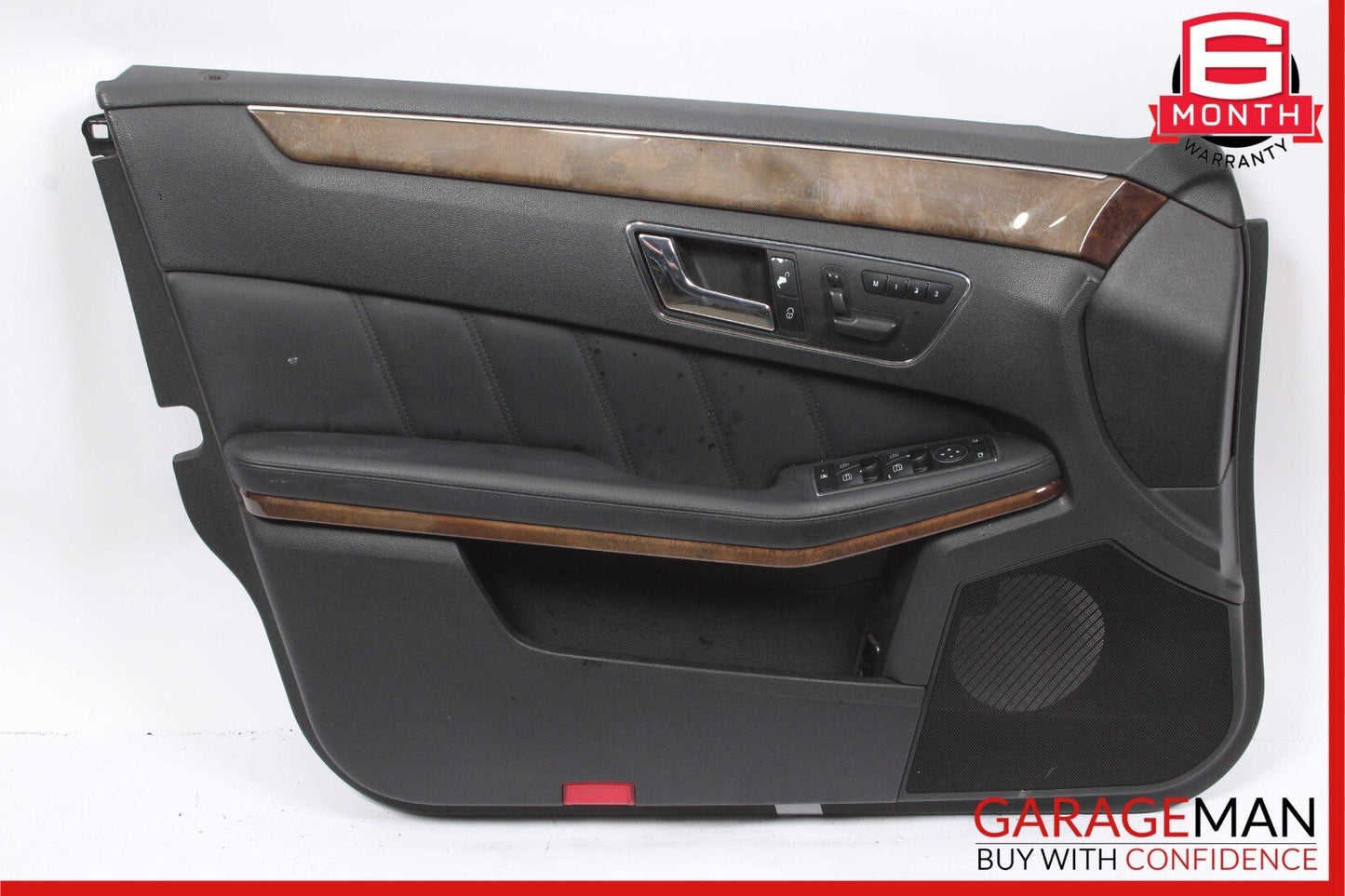 10-13 Mercedes W212 E550 E350 Front Left Interior Door Panel Trim Cover Black