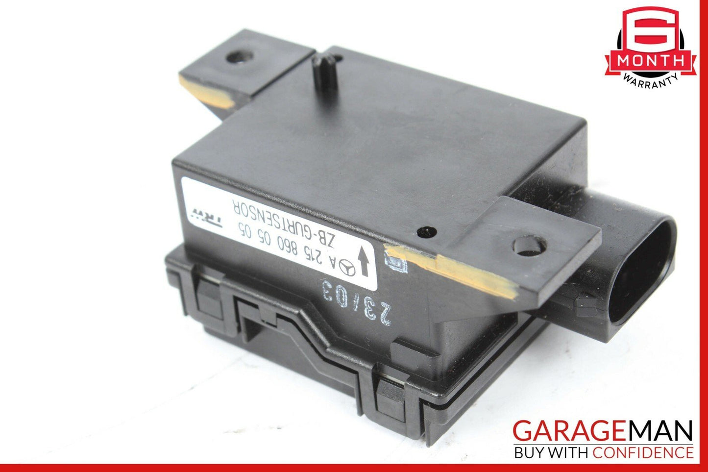 Mercedes R230 SL550 CL550 CL600 Seat Belt Seatbelt Tension Sensor Module Unit