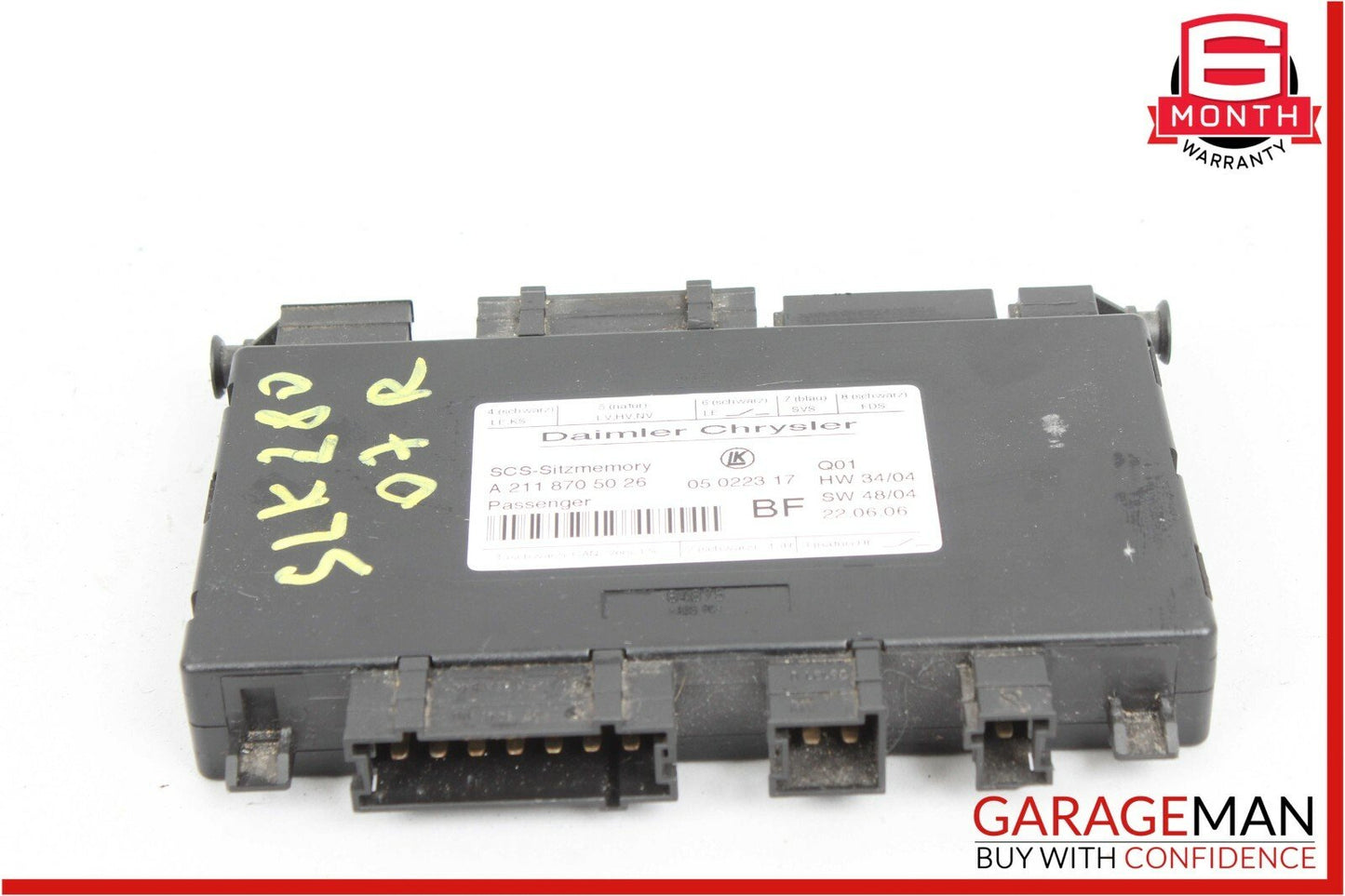 03-11 Mercedes R171 SLK280 CLS550 Under Seat Control Module Front Right Side OEM