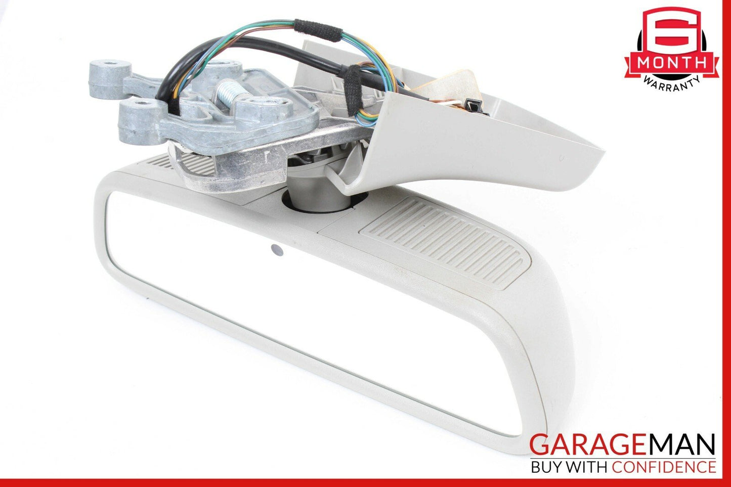 07-09 Mercedes W221 S550 S63 AMG Top Upper Rear View Mirror 2218110007 Gray OEM