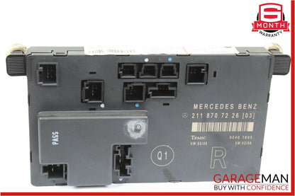 03-09 Mercedes W211 E350 E550 Front Right Passenger Door Control Module OEM
