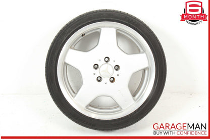 00-06 Mercedes W220 S500 CL55 AMG Rear Wheel Tire Rim 9.5x18H2 ET46 18" OEM