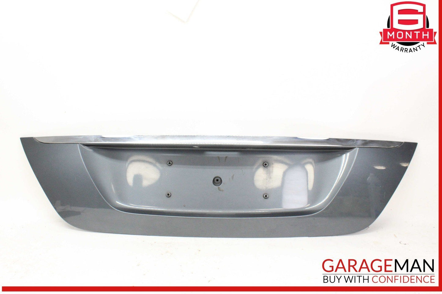 07-09 Mercedes W211 E350 Rear Trunk Lid Tailgate License Plate Panel Gray OEM