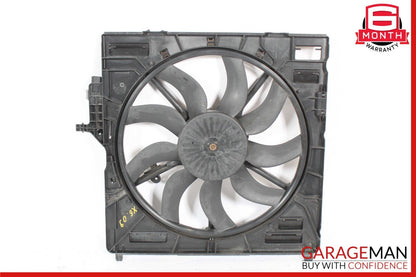 08-13 BMW X5 E70 X6 E71 Electric Radiator Cooling Fan w/ Housing Shroud OEM