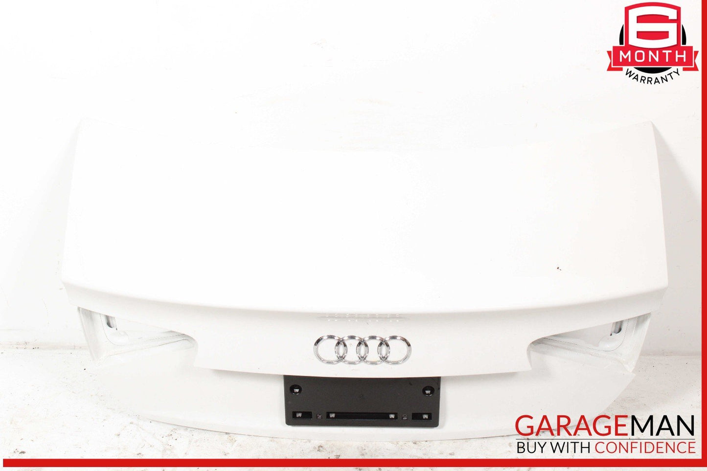 12-16 Audi S4 A4 Trunk Lid Shell White OEM