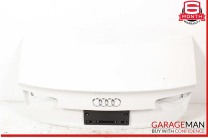 12-16 Audi S4 A4 Trunk Lid Shell White OEM
