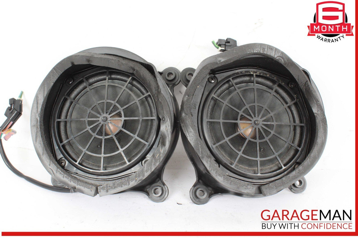 98-05 Mercedes W163 ML350 Rear Right & Left Side Door Audio Speakers Set OEM
