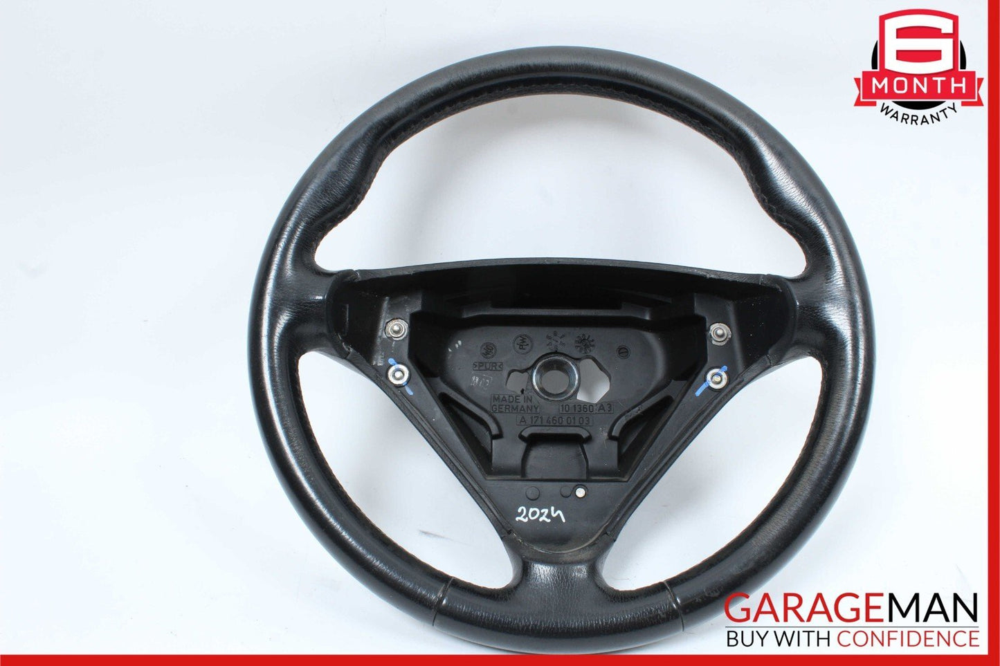 05-07 Mercedes W203 C230 SLK280 SLK350 Sport Steering Wheel Black OEM
