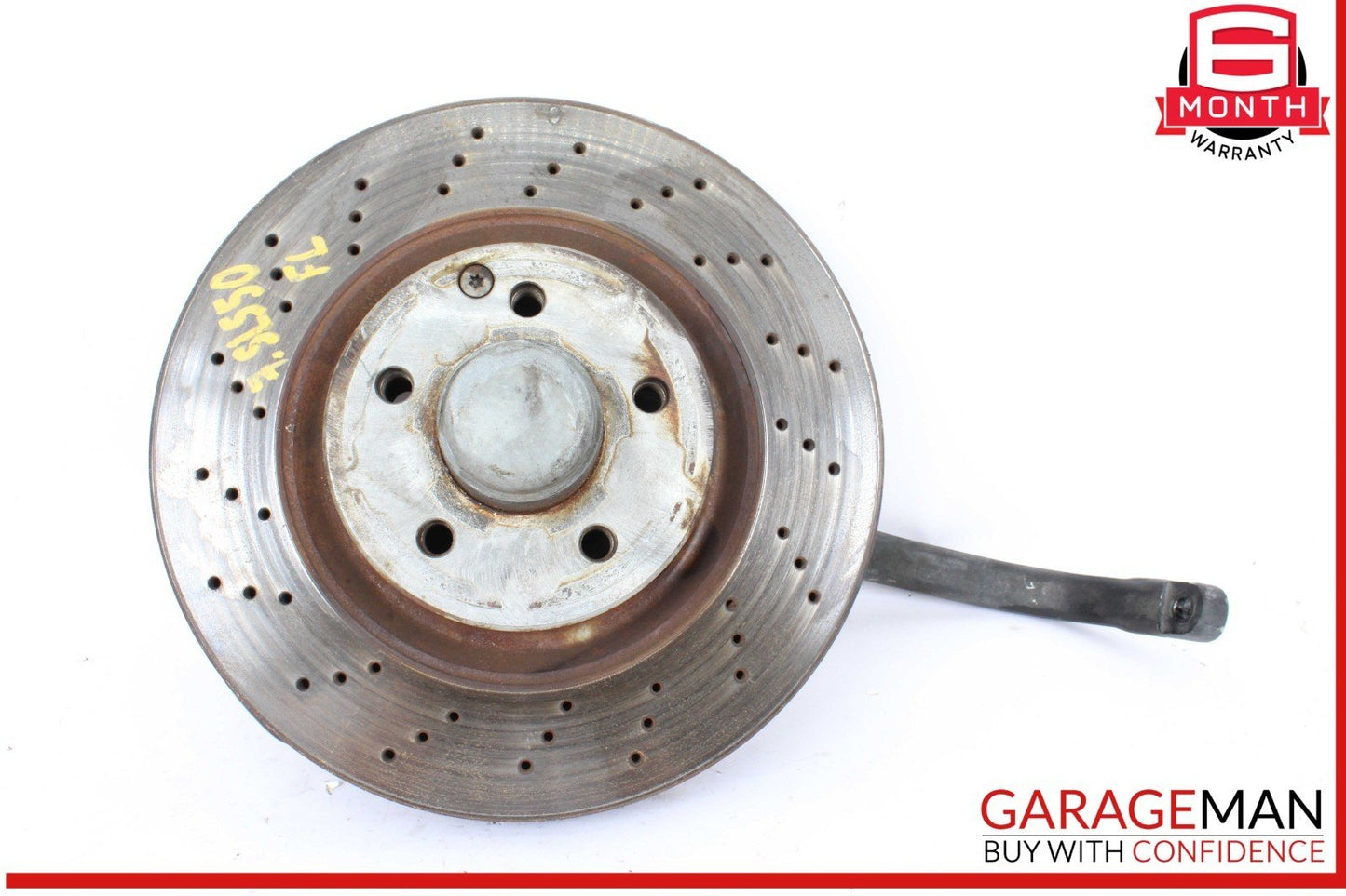 03-12 Mercedes R230 SL550 Front Left Driver Side Spindle Knuckle w/ Disc Rotor
