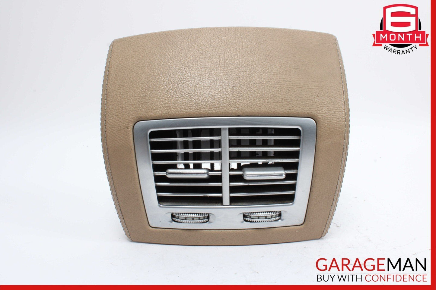 07-14 Mercedes W216 CL550 Rear Center Console AC A/C Air Vent Trim Assy Brown