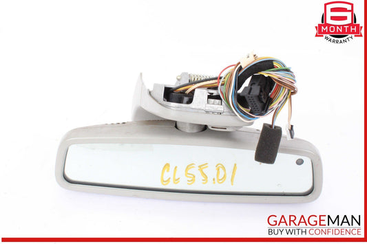 00-06 Mercedes W215 CL55 CL600 Interior Rear View Mirror Gray 2158110007 OEM