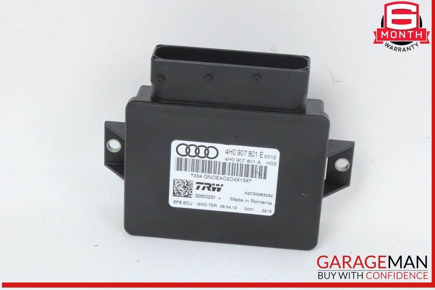 12-18 Audi A7 A6 Electronic Parking Brake Control Module Unit 4H0907801F OEM
