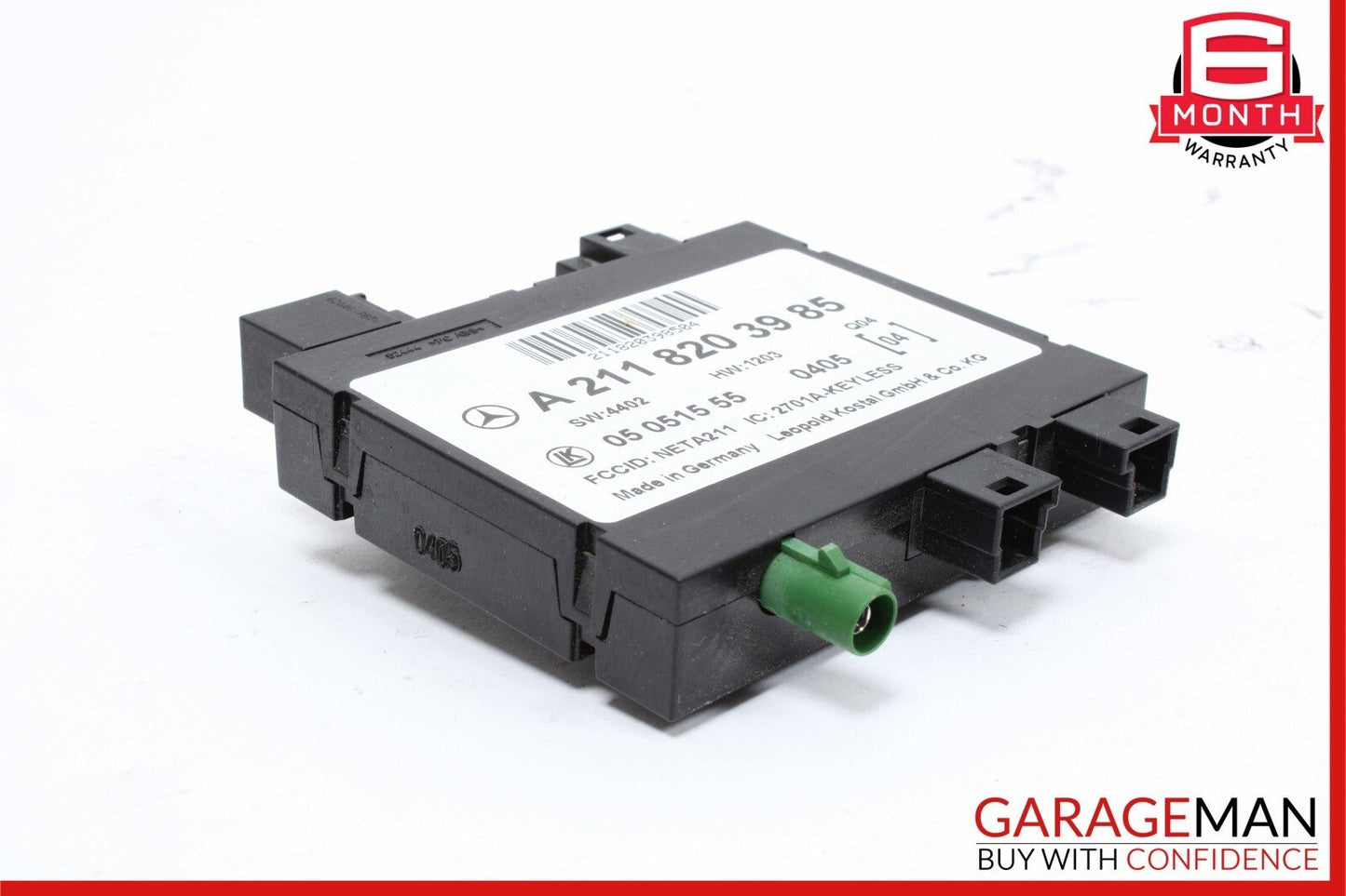 03-11 Mercedes W219 CLS500 E320 E63 AMG Keyless Go Entry Control Module Unit OEM