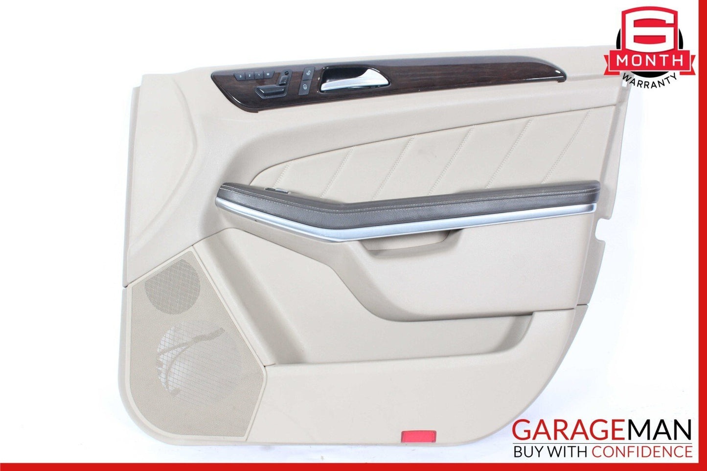 13-16 Mercedes X166 GL350 GL450 Front Right Side Interior Door Panel Assy Beige