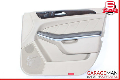 13-16 Mercedes X166 GL350 GL450 Front Right Side Interior Door Panel Assy Beige