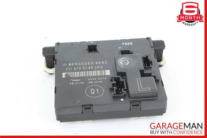 03-09 Mercedes W211 E63 AMG E320 E550 Rear Left Side Door Control Module Unit
