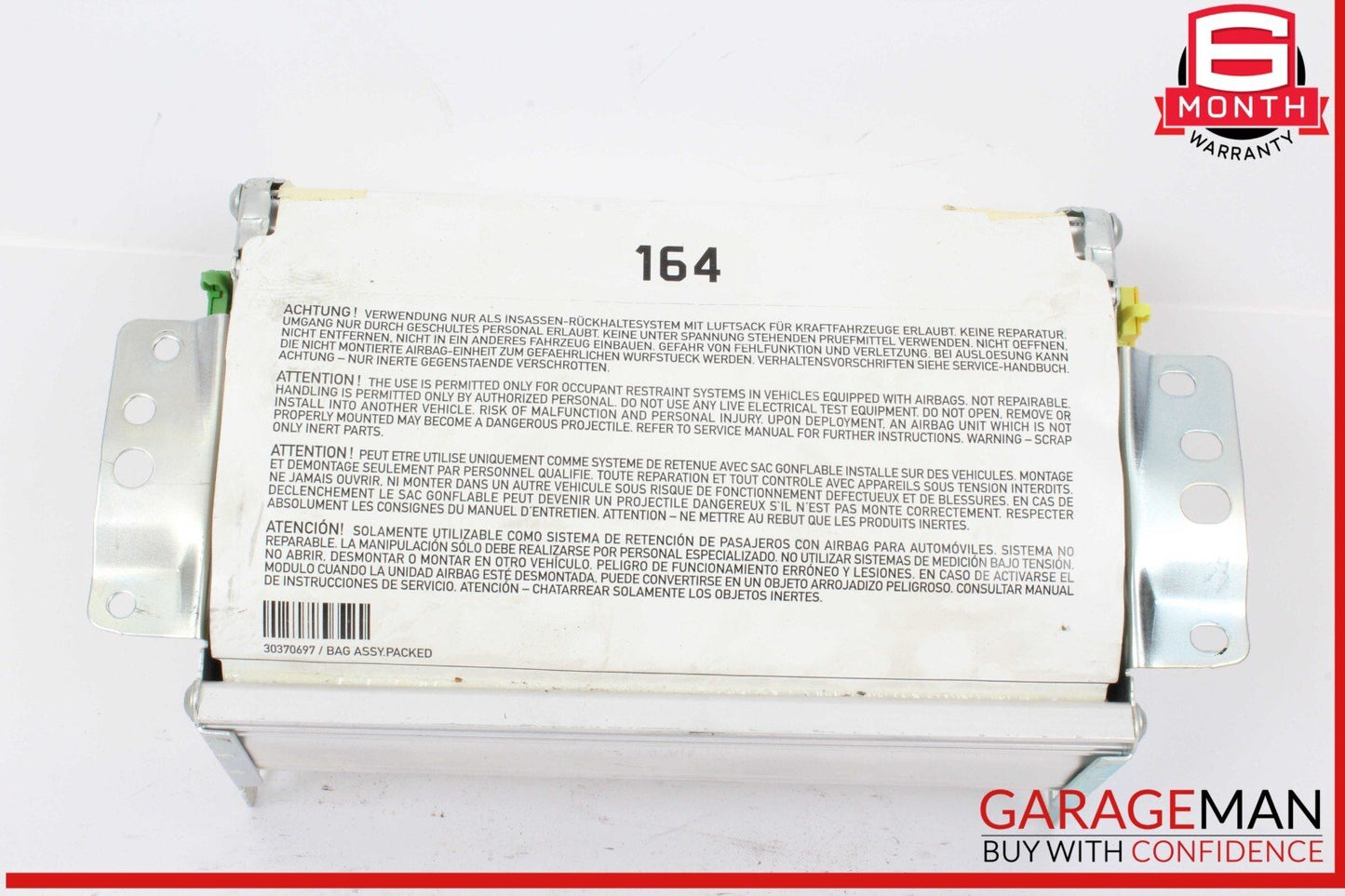 06-13 Mercedes X164 GL450 ML350 Front Right Dash Board Dashboard Airbag Air Bag