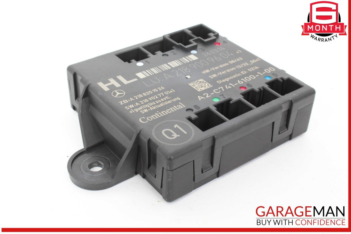08-18 Mercedes X204 GLK350 C300 Rear Left Side Door Control Module Unit OEM