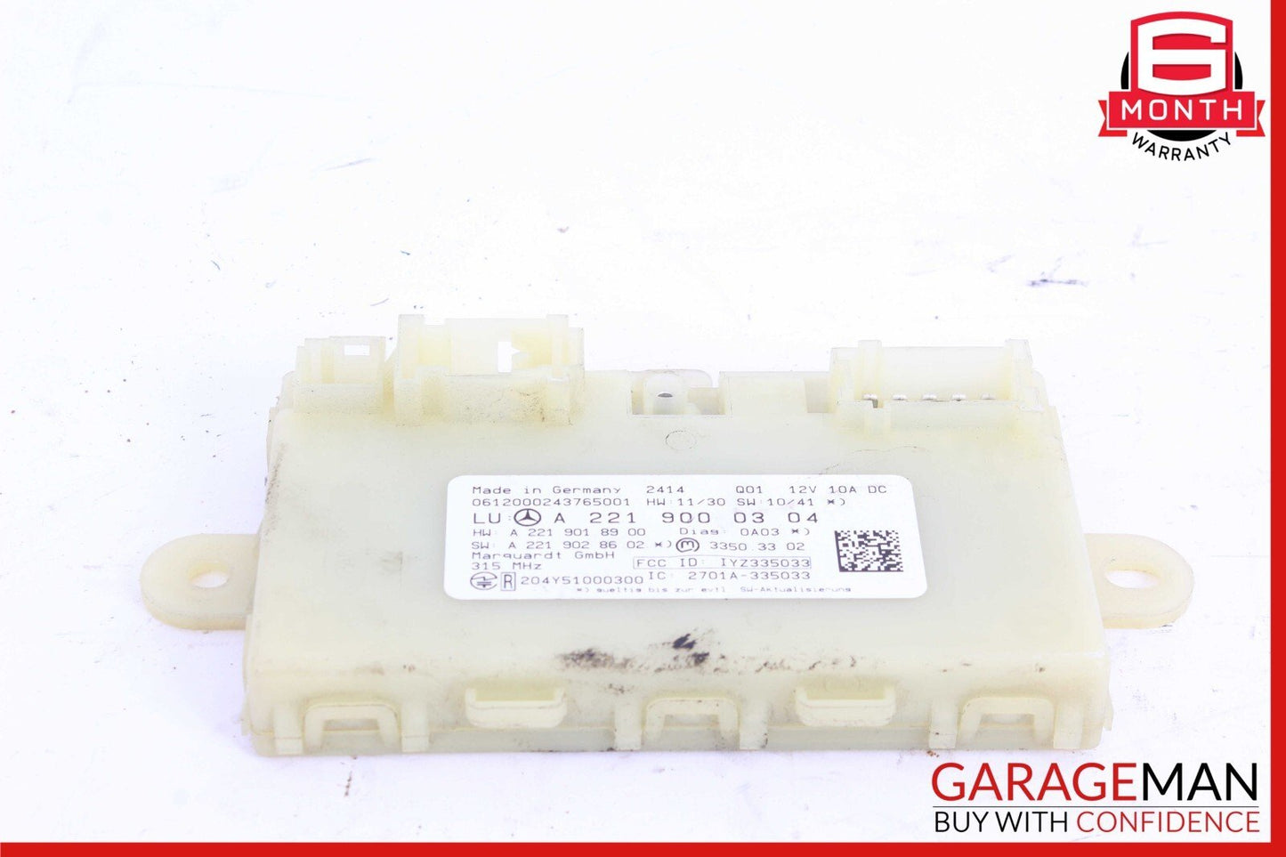 10-14 Mercedes W216 CL63 AMG CL550 Keyless Go Entry Control Module Unit OEM