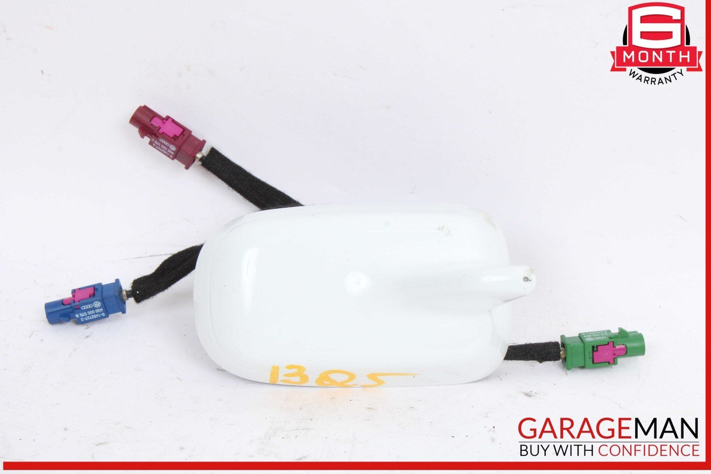 13-17 Audi Q5 Rear Roof Upper Exterior Shark Fin Antenna 8R0035503G White OEM