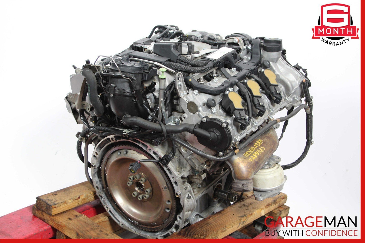 10-11 Mercedes W212 E350 4Matic AWD 3.5L V6 Engine Motor Block Assembly 138k