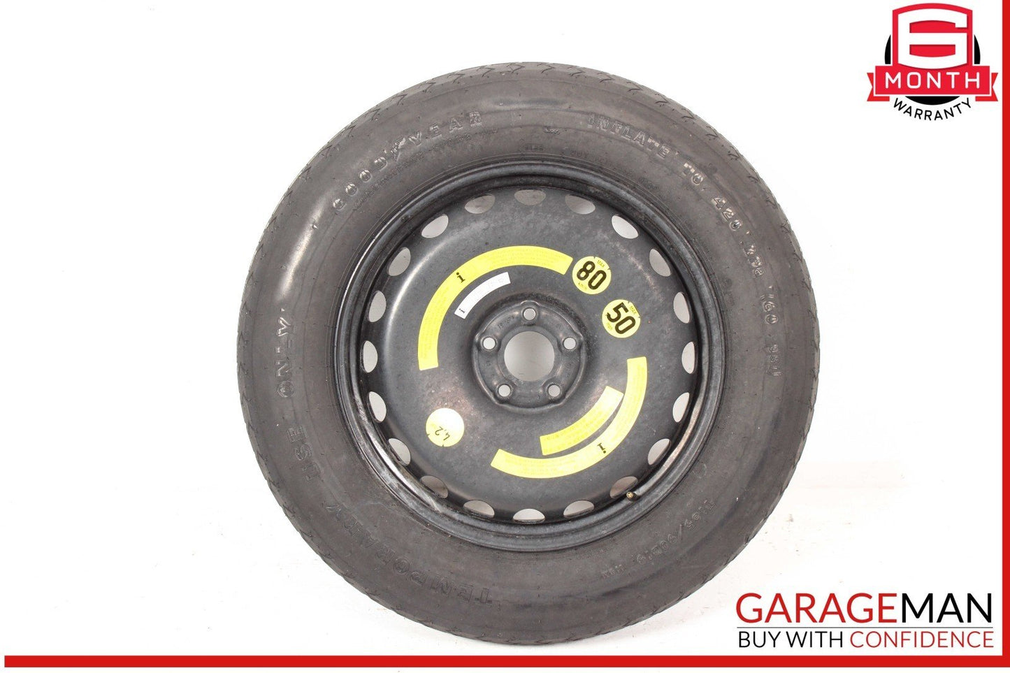 07-20 Mercedes X164 GL450 ML550 Emergency Spare Tire Wheel Donut Rim 19" 19 OEM