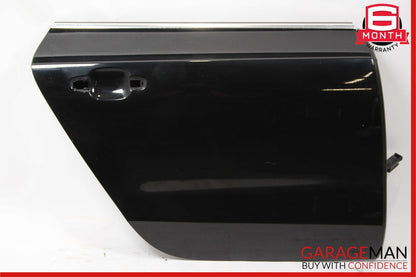 12-17 Audi A7 Rear Right Passenger Side Exterior Door Shell Frame Panel Black