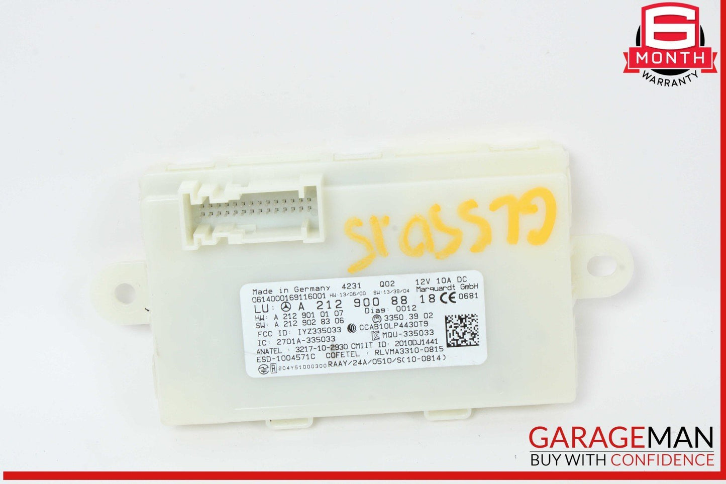 13-20 Mercedes X166 GL550 CLS400 SL550 Keyless Go Entry Control Module OEM