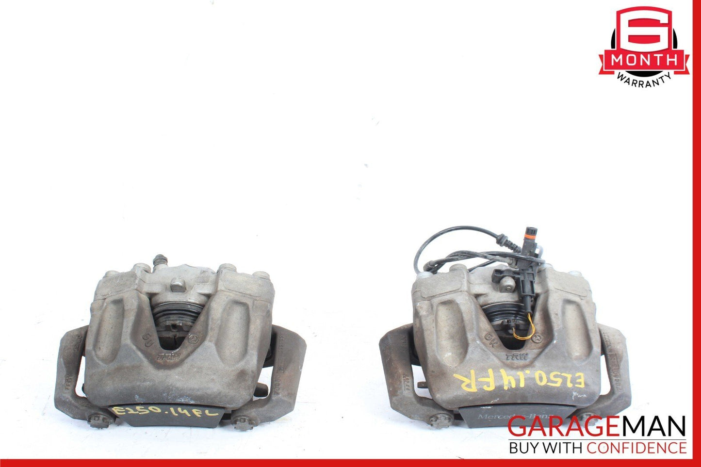 08-18 Mercedes W212 E250 Ð350 AMG Front Brake Calipers Left and Right Set OEM