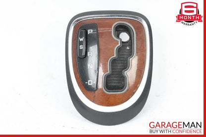 00-06 Mercedes W220 S430 Gear Shifter Bezel Trim Indicator Wood OEM