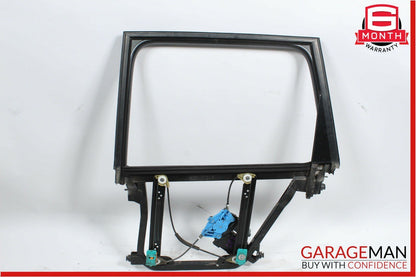 03-06 Porsche Cayenne 955 Rear Left Door Frame w/ Window Regulator OEM