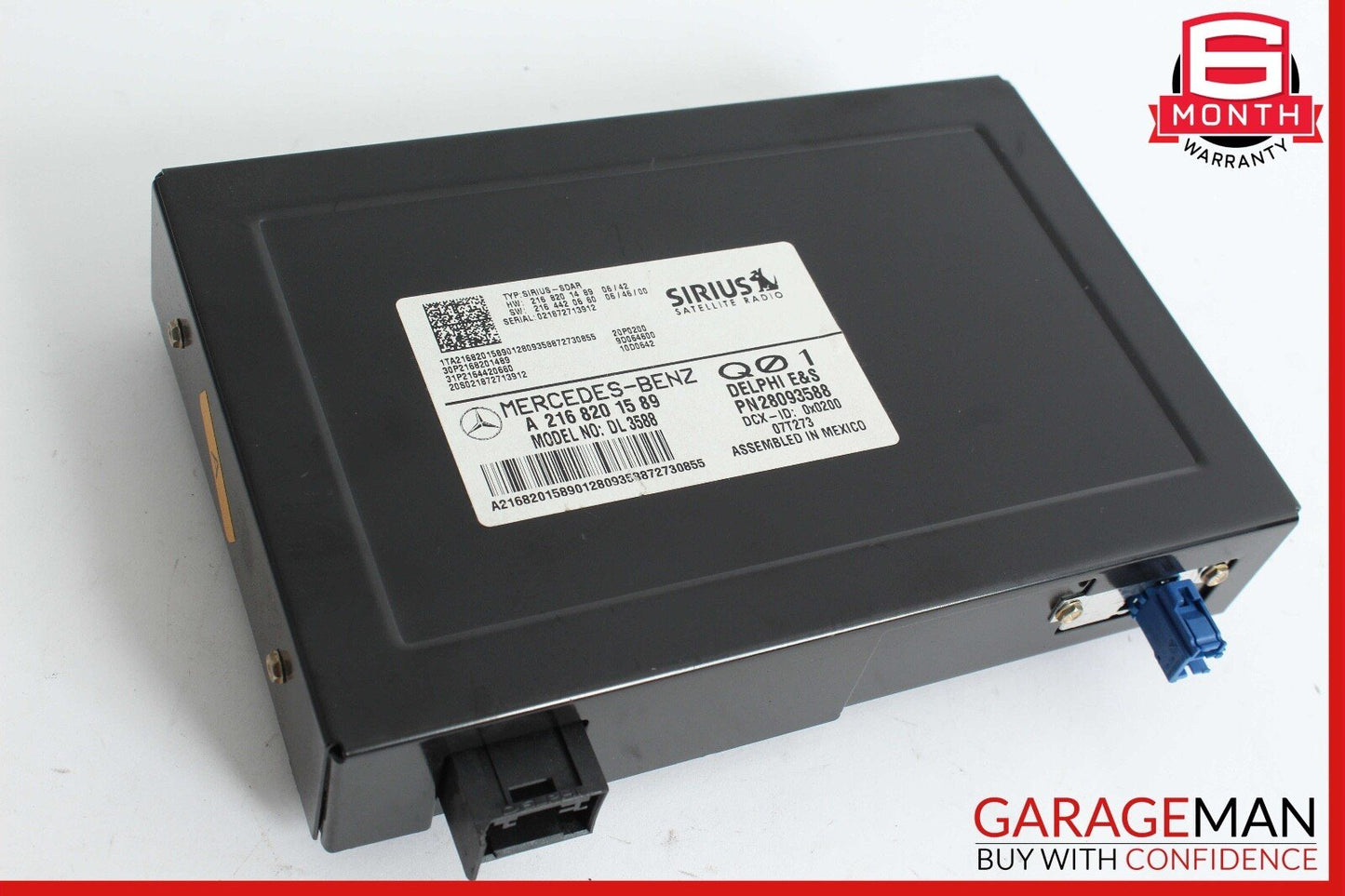 07-09 Mercedes W204 C300 C350 Sirius Satellite Radio Module Receiver OEM