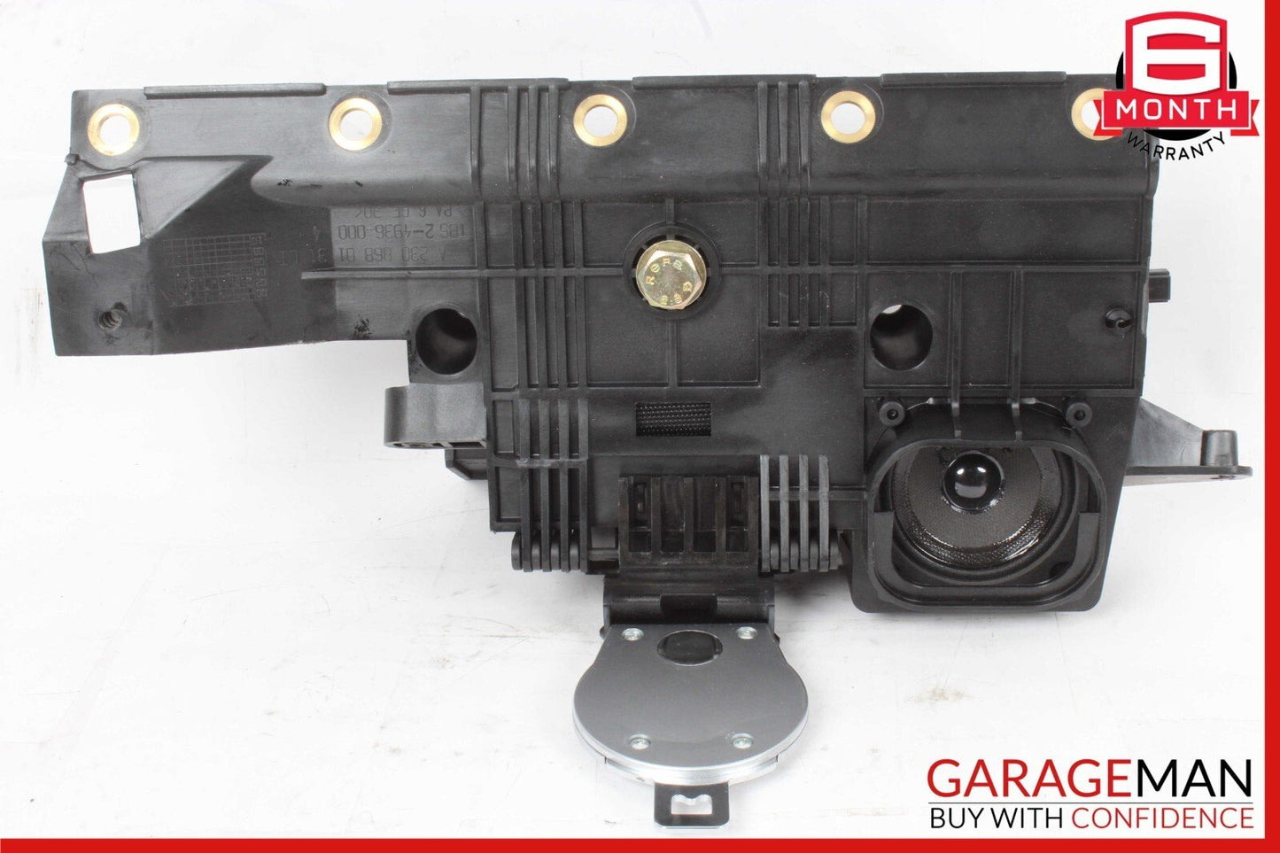 03-08 Mercedes R230 SL500 Rear Left Seat Belt Retractor Luggage Speaker Assy