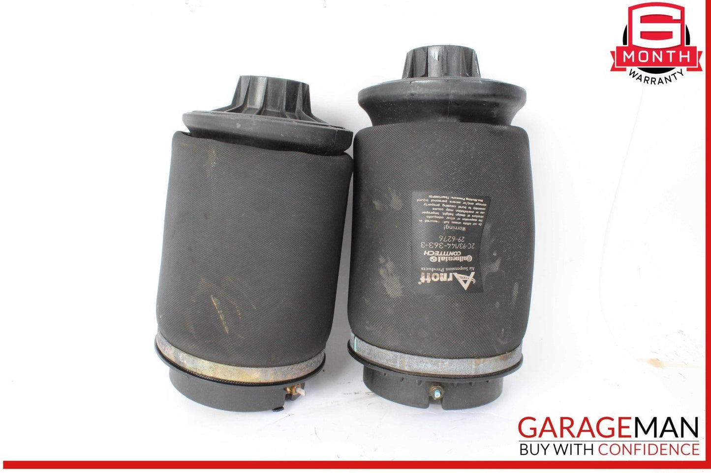 06-19 Mercedes X164 GL450 GLE400 Rear Air Suspension Bag Shock Set of 2 Pc OEM