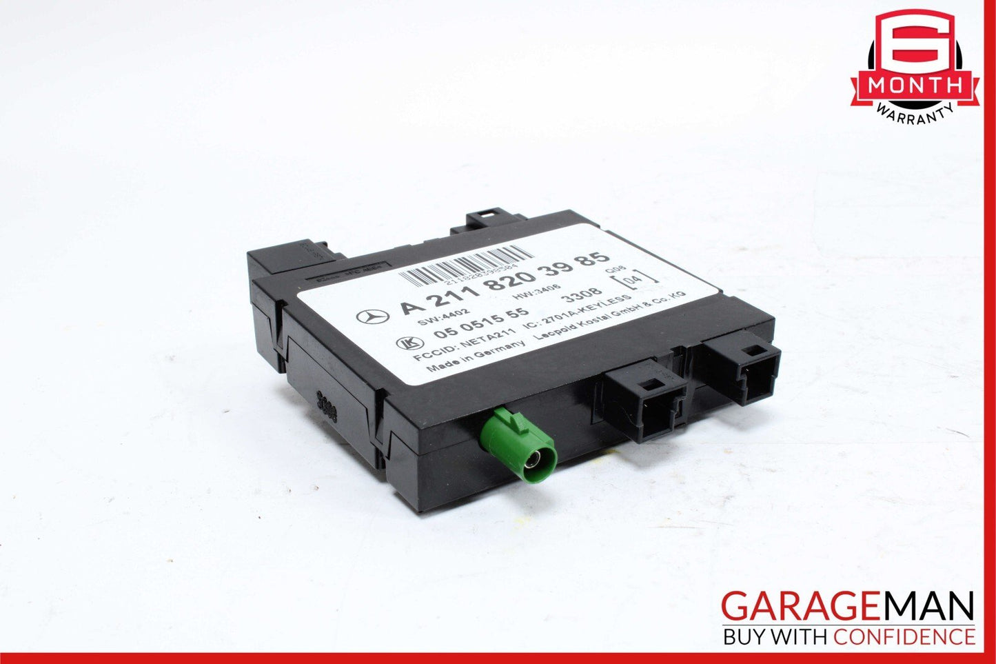 03-11 Mercedes W219 CLS500 E350 E63 AMG Keyless Go Entry Control Module Unit OEM