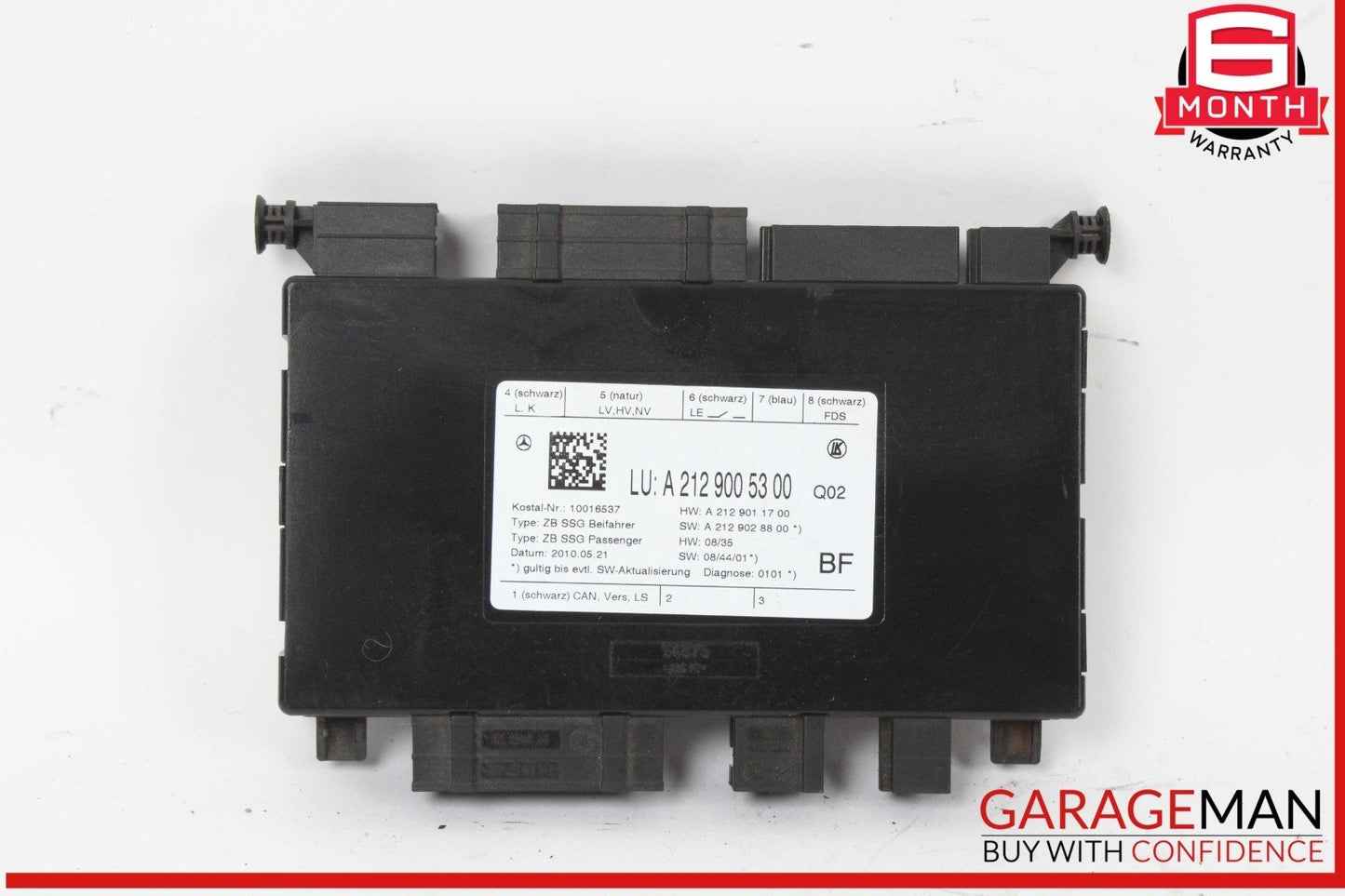 08-18 Mercedes W212 E350 Front Left Driver Side Seat Control Module OEM