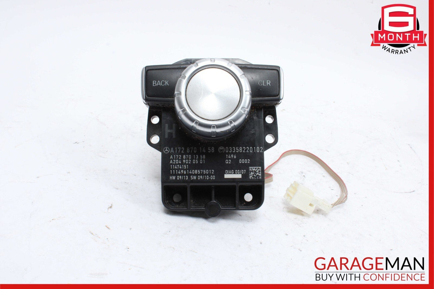 12-16 Mercedes R172 SLK350 Console Head Unit Controller Knob Multi Switch OEM