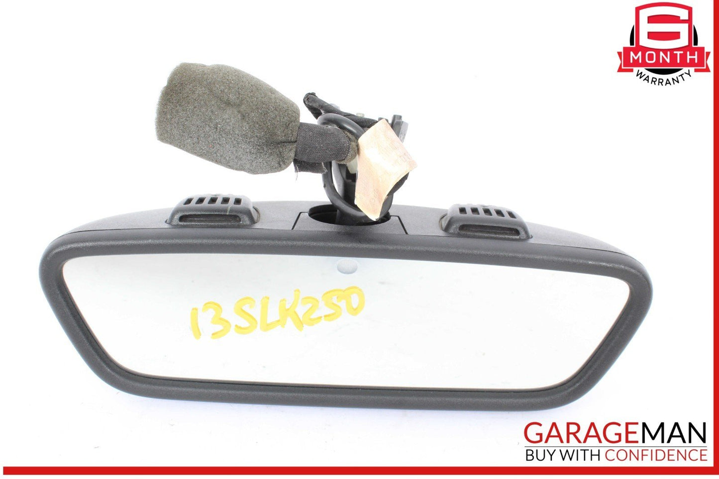 12-20 Mercedes R172 SLK250 SLK350 Interior Rear View Mirror Black OEM