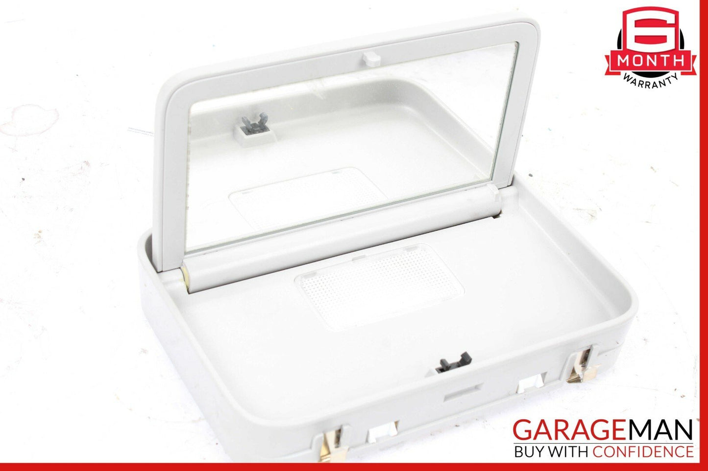 07-09 Mercedes W221 S400 S550 Rear Left Driver Side Overhead Vanity Mirror Gray