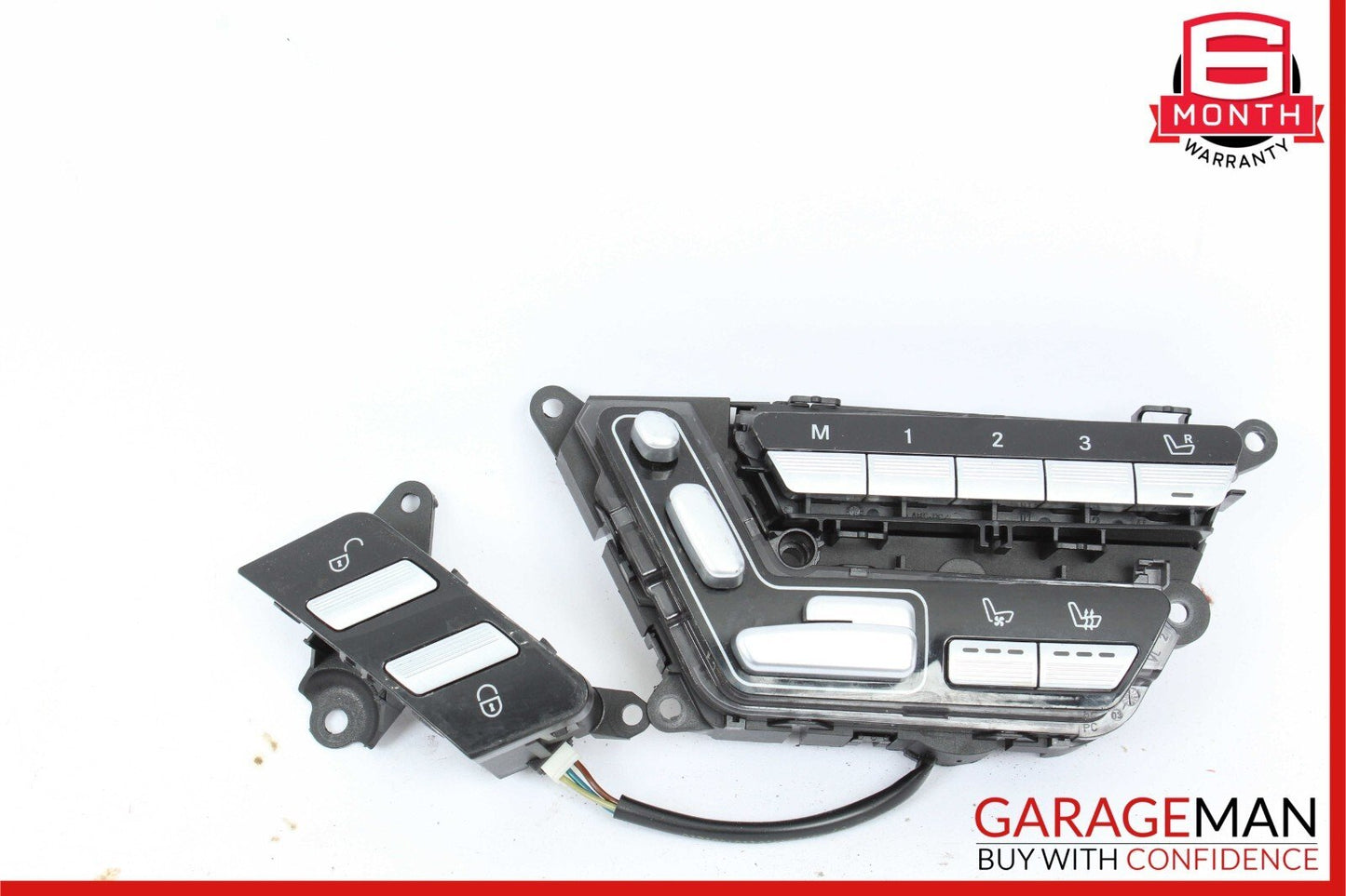 07-14 Mercedes W221 S550 Front Left Side Seat Control Switch Set Assembly OEM