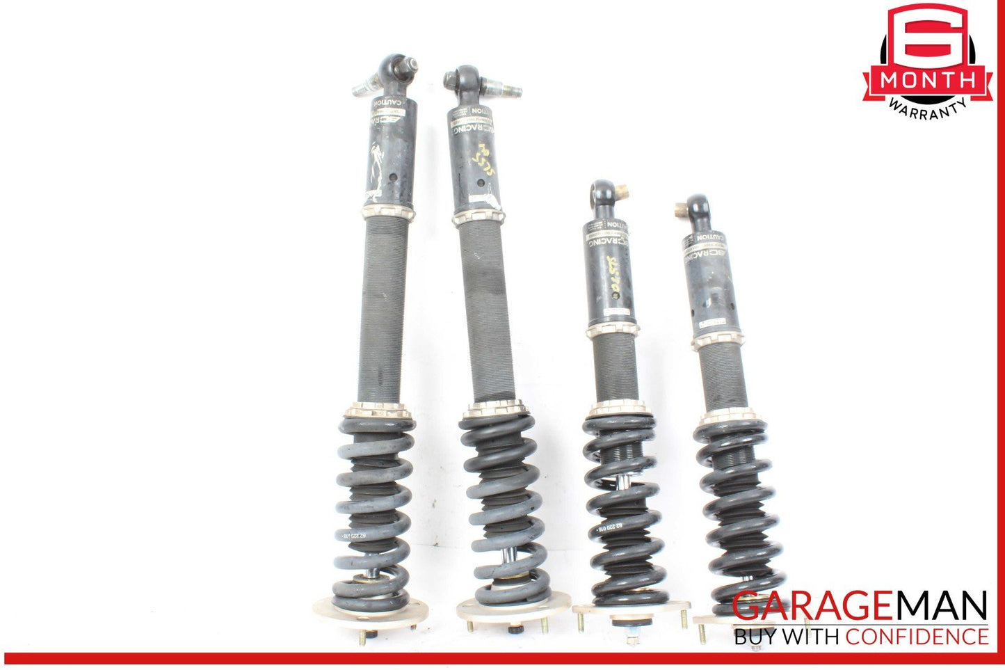 03-06 Mercedes R230 SL55 Front & Rear Hydraulic Shock Strut Absorber Set of 4