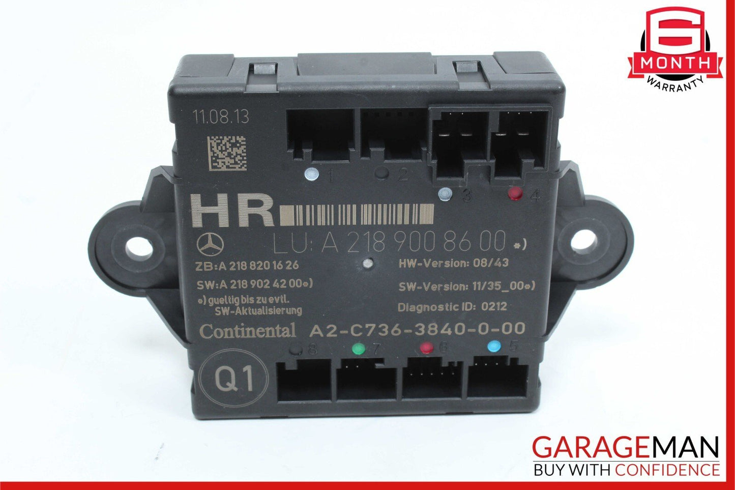 08-18 Mercedes CLS400 E350 CLS550 C250 Rear Right Side Door Control Module Unit