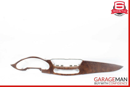 06-11 Mercedes W219 CLS500 Front Dash Dashboard Cluster Bezel Trim Bezel Wood