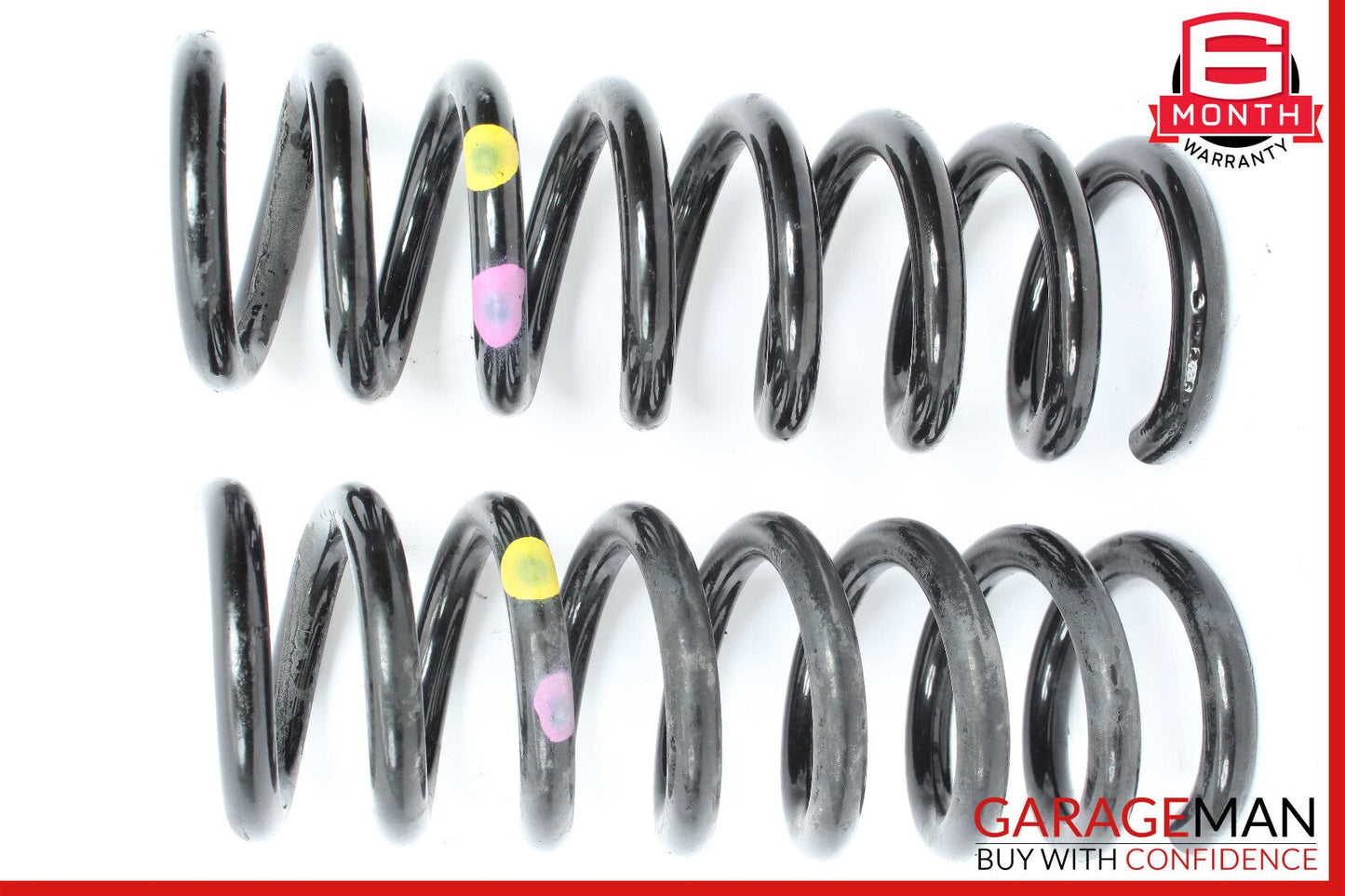 08-14 Mercedes W204 C350 C250 C300 Rear Shock Strut Coil Spring Set of 2 OEM