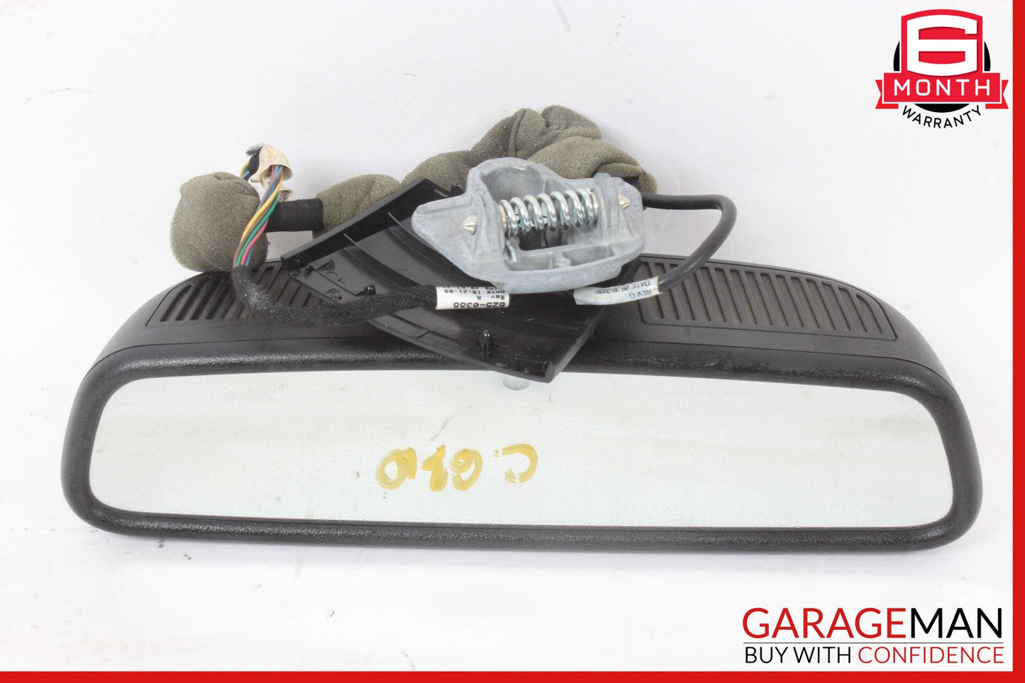 08-14 Mercedes W204 C63 C300 C350 Interior Rear View Mirror Black OEM